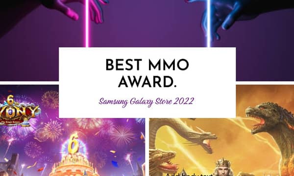 Evony received the Samsung Galaxy Store 2022 Best MMO award